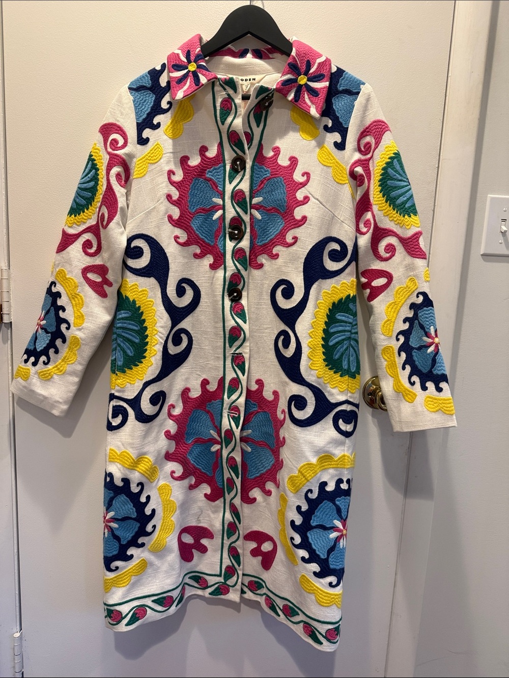 Boden  Embroidered souvenir coat!Multicolor- fully lined